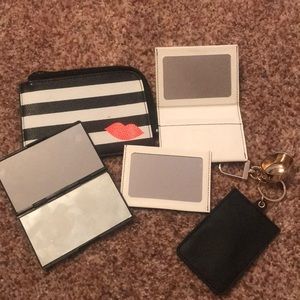 Brand New Sephora mirrors and cardholder